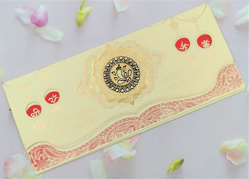 Thumbnail: Designer Premium Customized Wedding Invitation Cards - GS-057