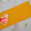 Thumbnail: Heart Design Red and Yellow with Gold Foil Wedding Invitation Card