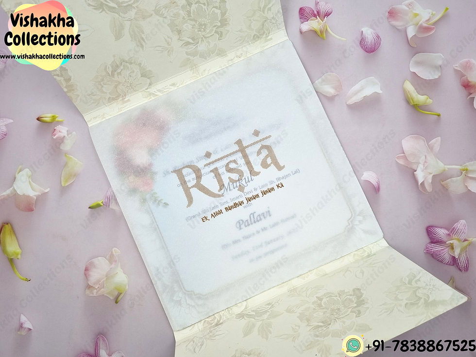 Thumbnail: Designer Premium Customized Wedding Invitation Cards - CN-102