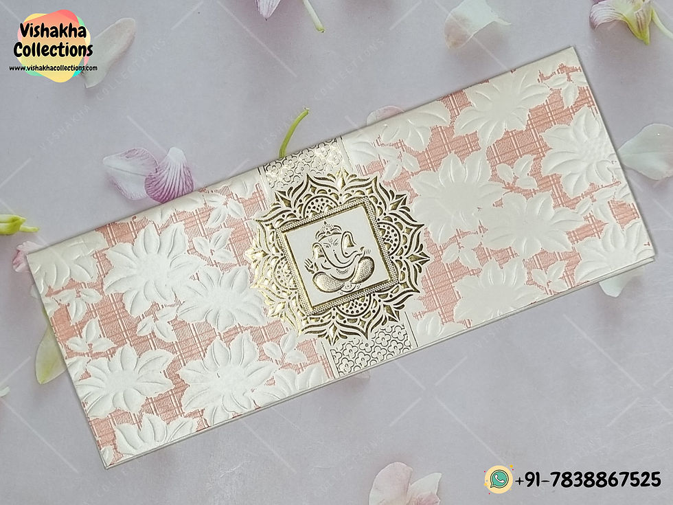 Thumbnail: Designer Premium Customized Wedding Invitation Cards - GS-137A