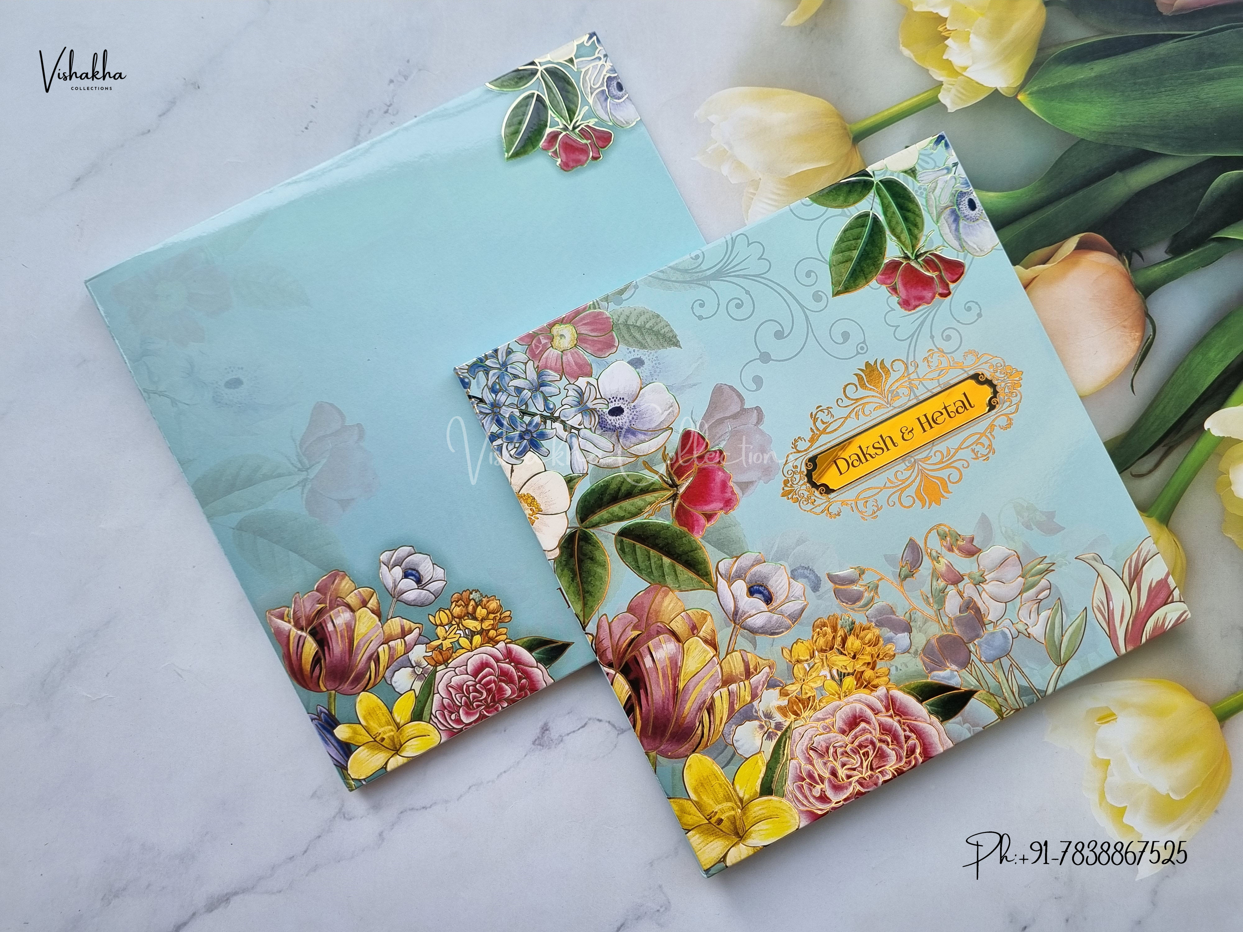 Designer Premium Customized Wedding Invitation Cards - MT2171