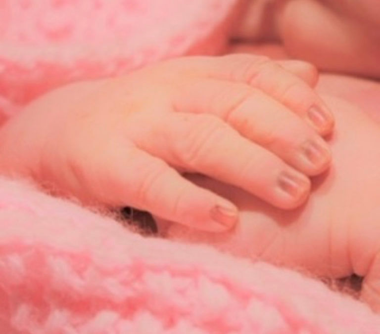 Emma's little hand