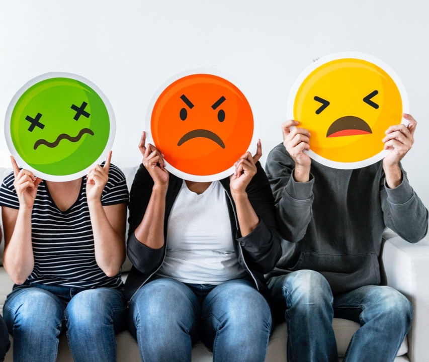 Affect labeling ("name it to tame it") reduces emotional intensity, decreases amygdala activity, and activates the prefrontal cortex stimulating rational thought