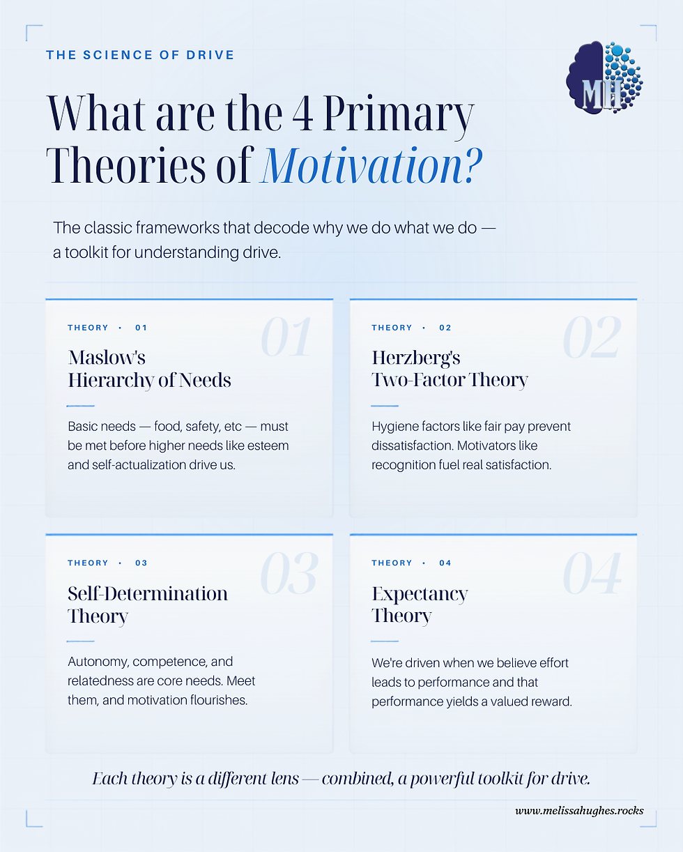 Primary theories of human motivation