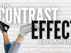 the contrast effect