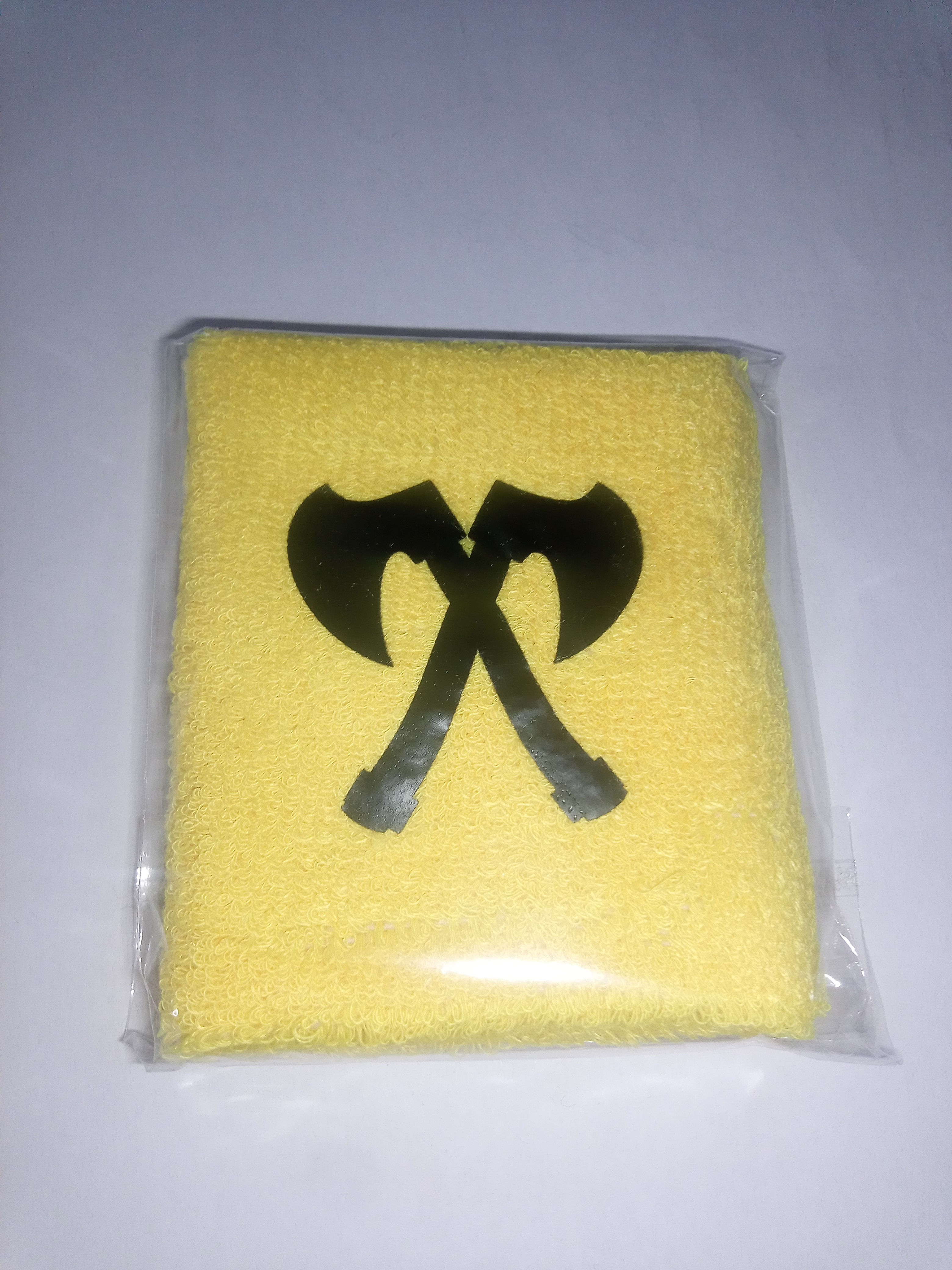 Yellow Axes Sweatband