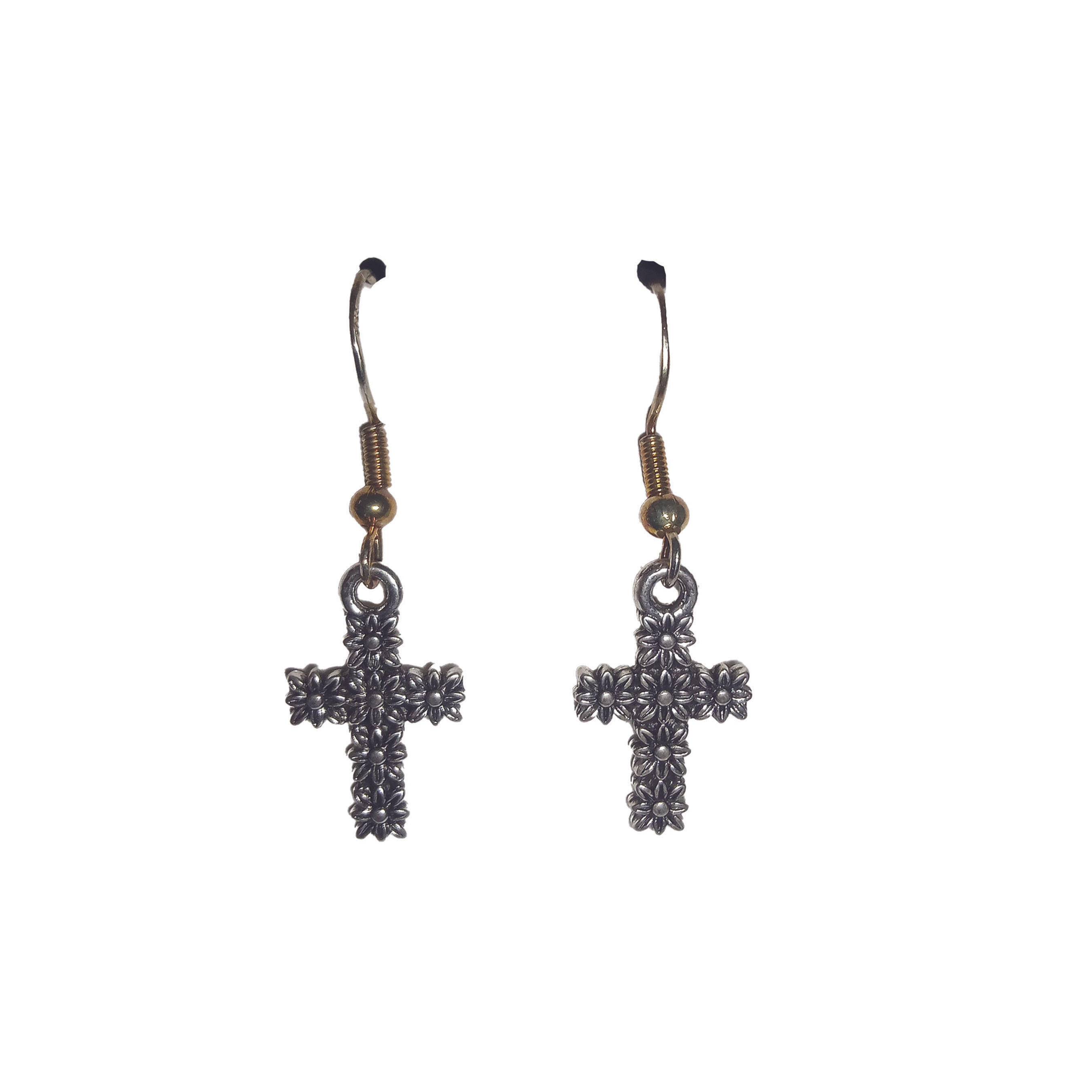 Cross Gothic Religious Earrings 3
