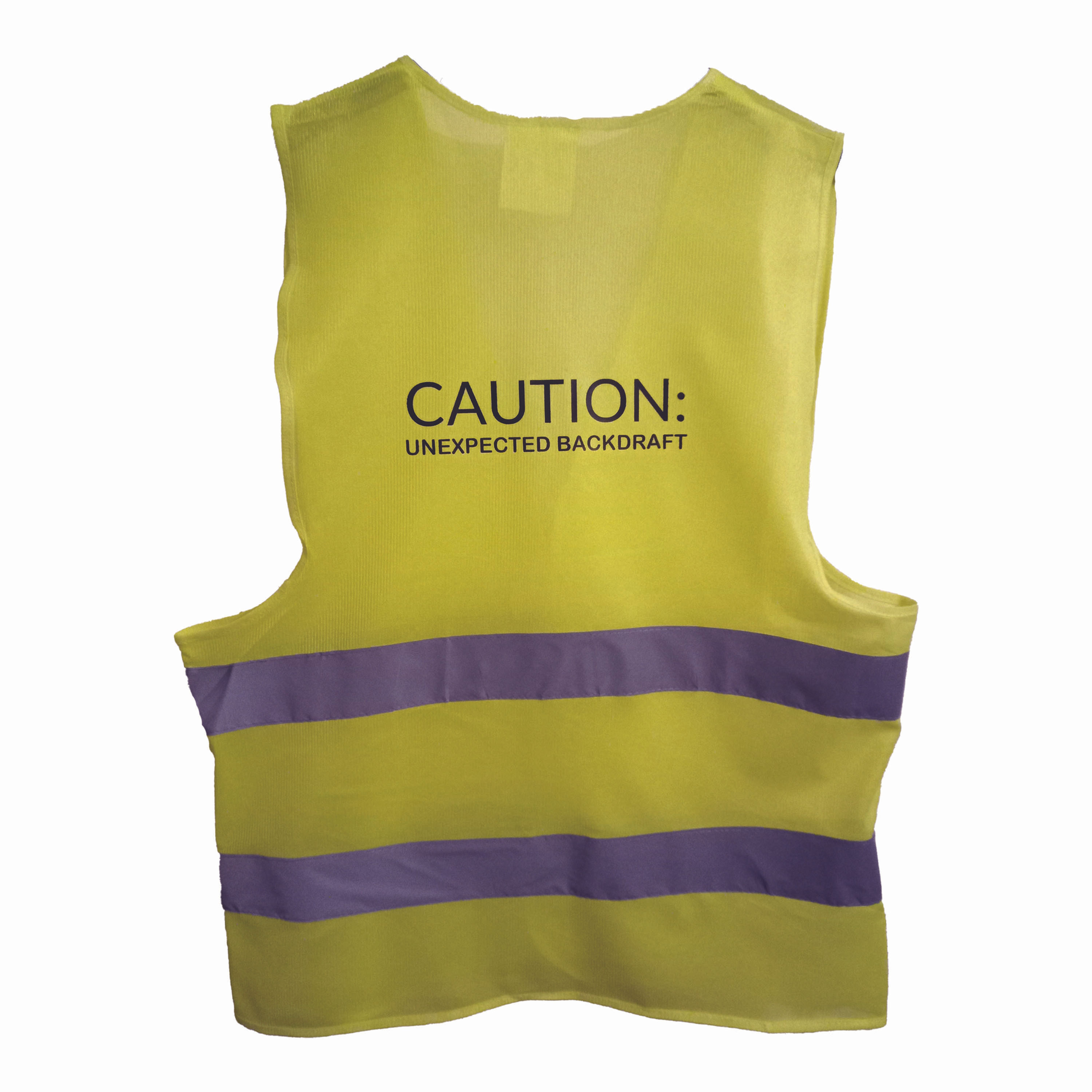 Caution Unexpected Backdraft High-Visibility Vest