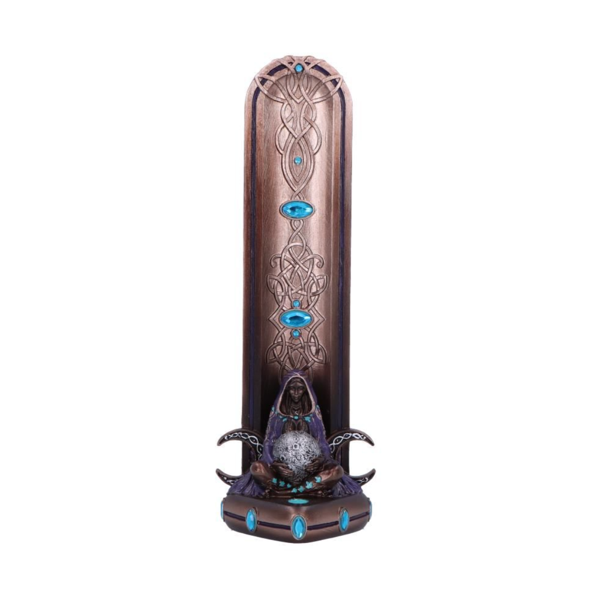 Triple Moon Goddess Incense Burner 22.5cm