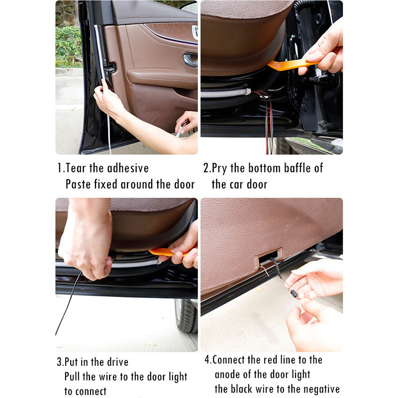 サムネイル： Led Car Door Warning Lights 120cm Anti-Collision Strobe