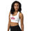 תמונה ממוזערת: All-Over Print Recycled Longline Its Bad Bitch O'clock Sports Bra