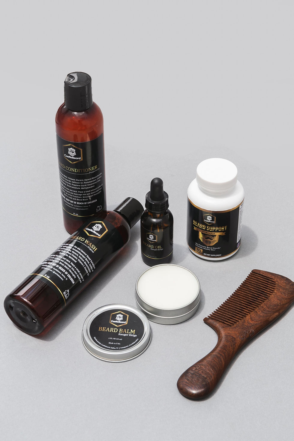 Thumbnail: Full Beard Grooming Kit - Complete Men's Beard Care Set