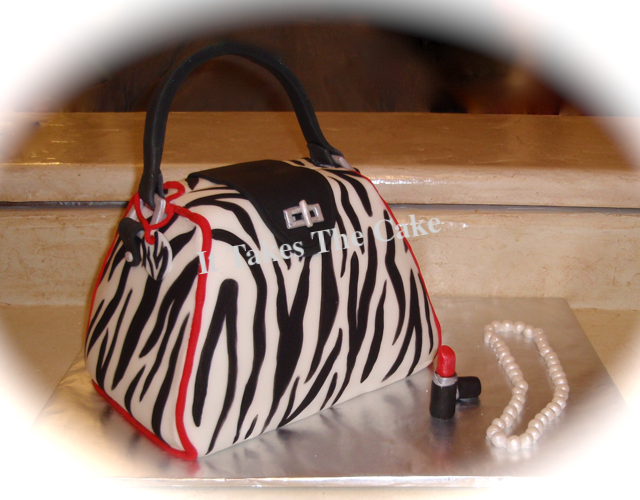 Birthday Carved Purse cake
