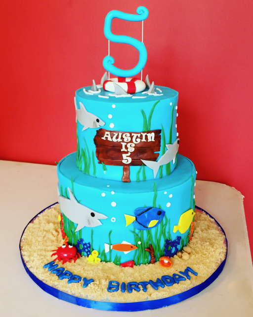 #undertheseacake #sharkcake