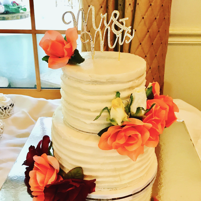 #buttercreamicedweddingcake
