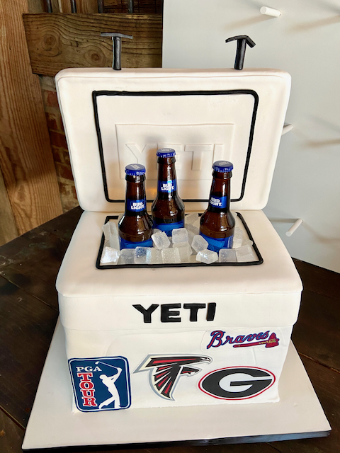 Cooler Groom's Cake