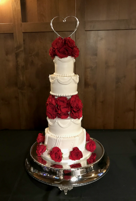 #weddingcake #rosesweddingcake