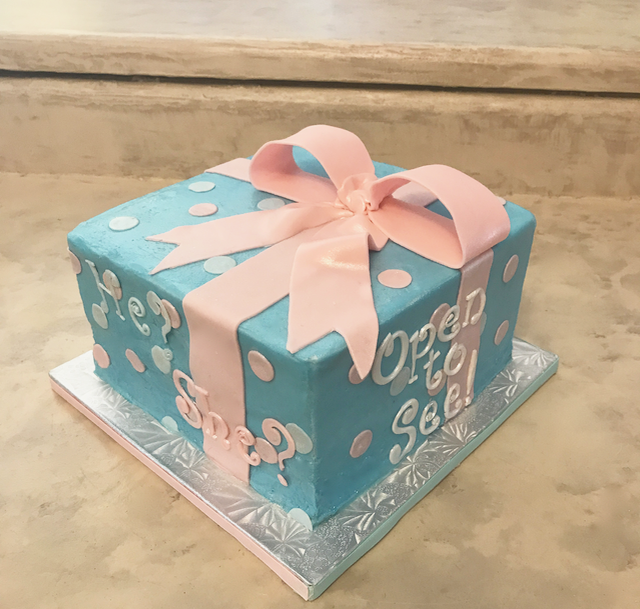 #genderrevealcake #revealcake