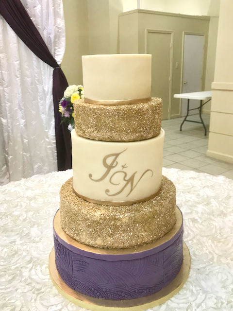 #goldandpurplewedding