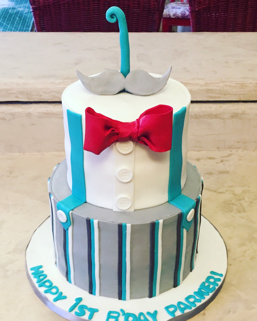 1st birthday cake Little man