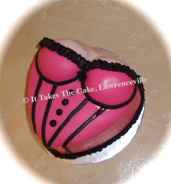 Carved Bustier Cake