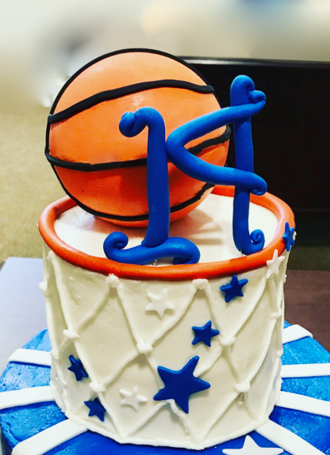 #3Dbasketballcake