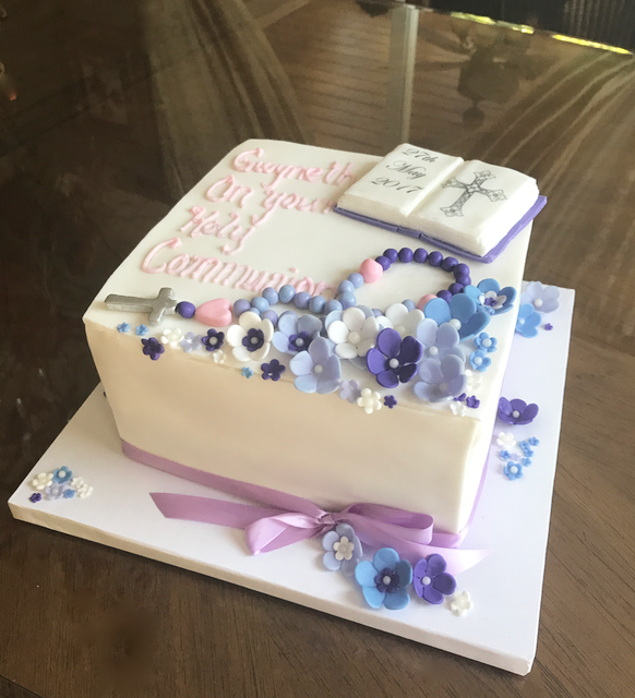 #1stcommunioncake #communioncake