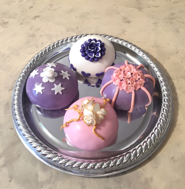Temari Cake Balls on Tray