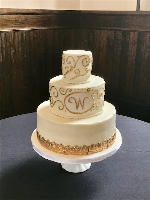 #Lawrencevilleweddingcake