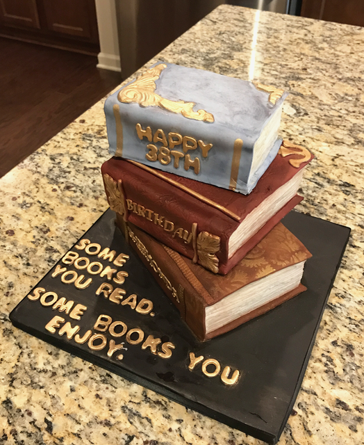 #oldbookscake #stackbookscake