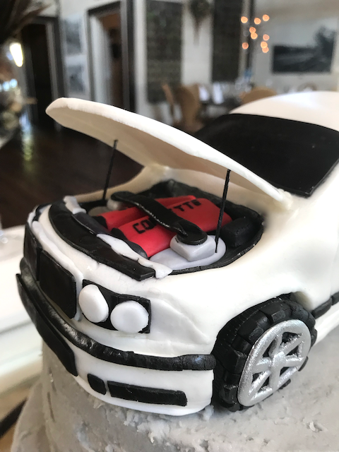 Car Cake, Hood Up