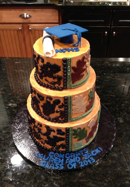 Graduation Split Cake