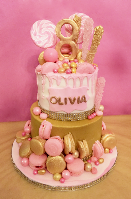 #candydripcake #pinkdripcake