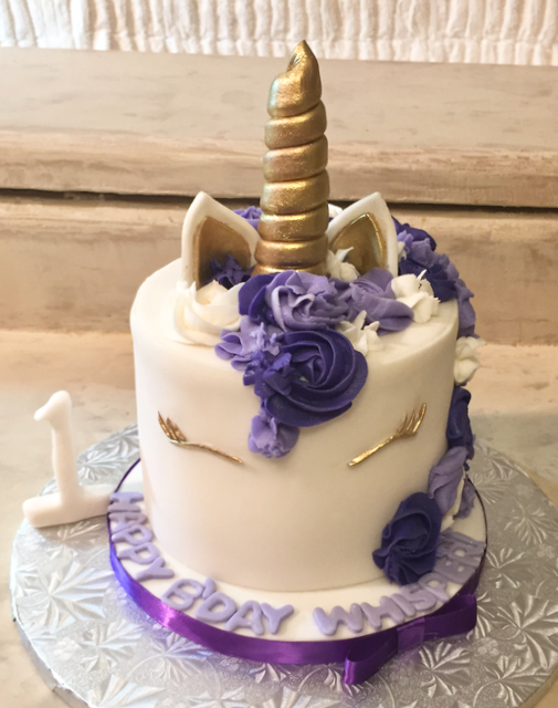 unicorn cake, 1st Birthday Cake
