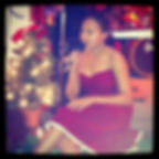 Robin Barnes in our Crimson Dress