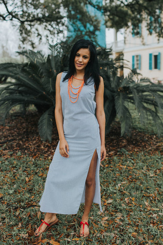 chinese dress ladies Gracie Column Maxi Dress