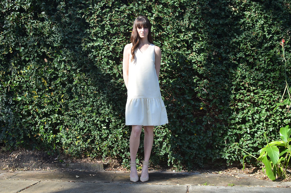 Thumbnail: The Charlotte Reversible Dress in Navy/Red