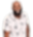 Smiling bald man with a beard wearing a palm tree print shirt