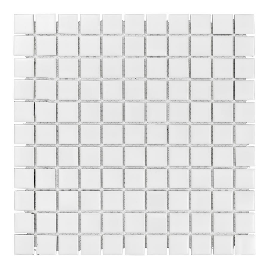 Thumbnail: Square Mosaic Tile in White