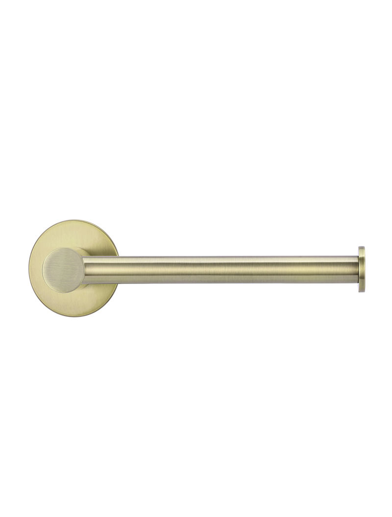 Thumbnail: Round Toilet Roll Holder - Brushed Bronze