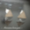 母乳三角型耳環 Milk Triangle Earrings