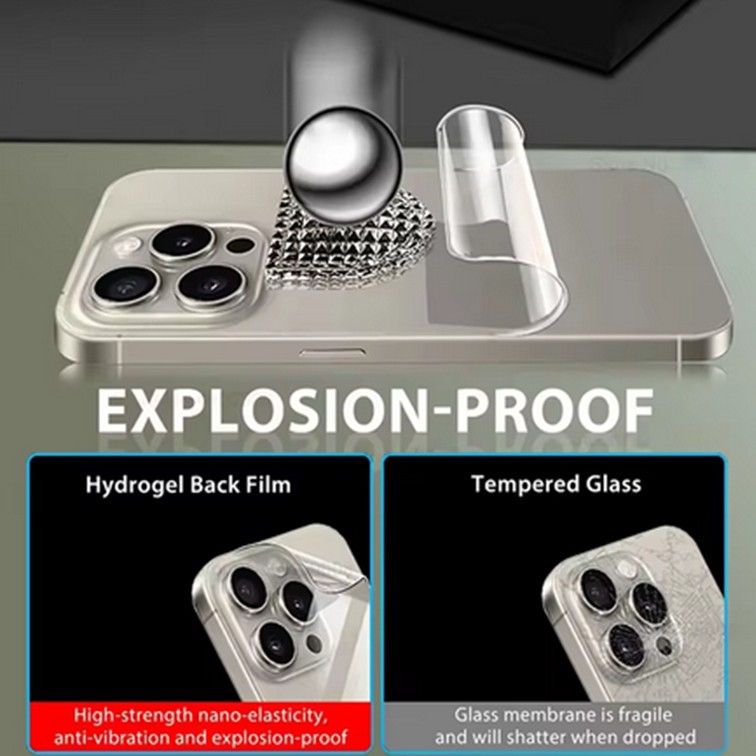 Thumbnail: 3-in-1 Hydrogel Shield for iPhone Protection