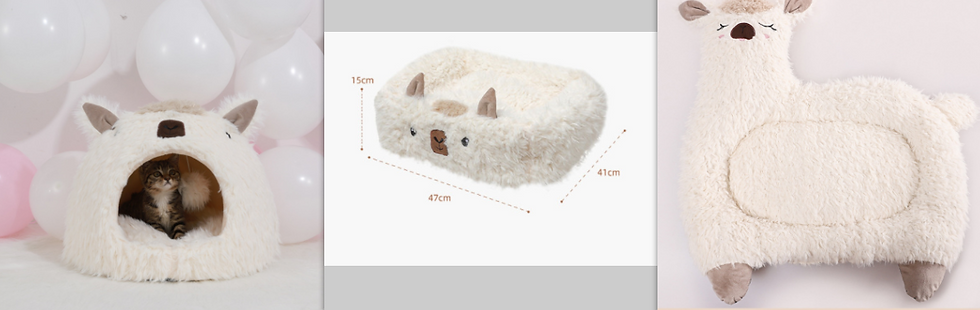 Thumbnail: Alpaca Wool Pet Bed for Warm and Snuggly Nights
