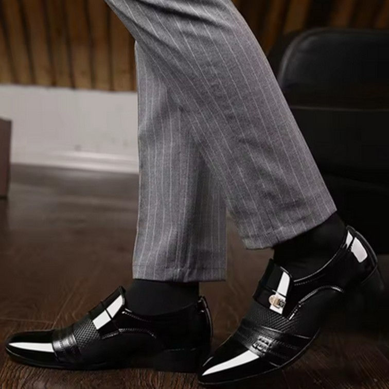 Thumbnail: Comfort Fit Leather Dress Loafers