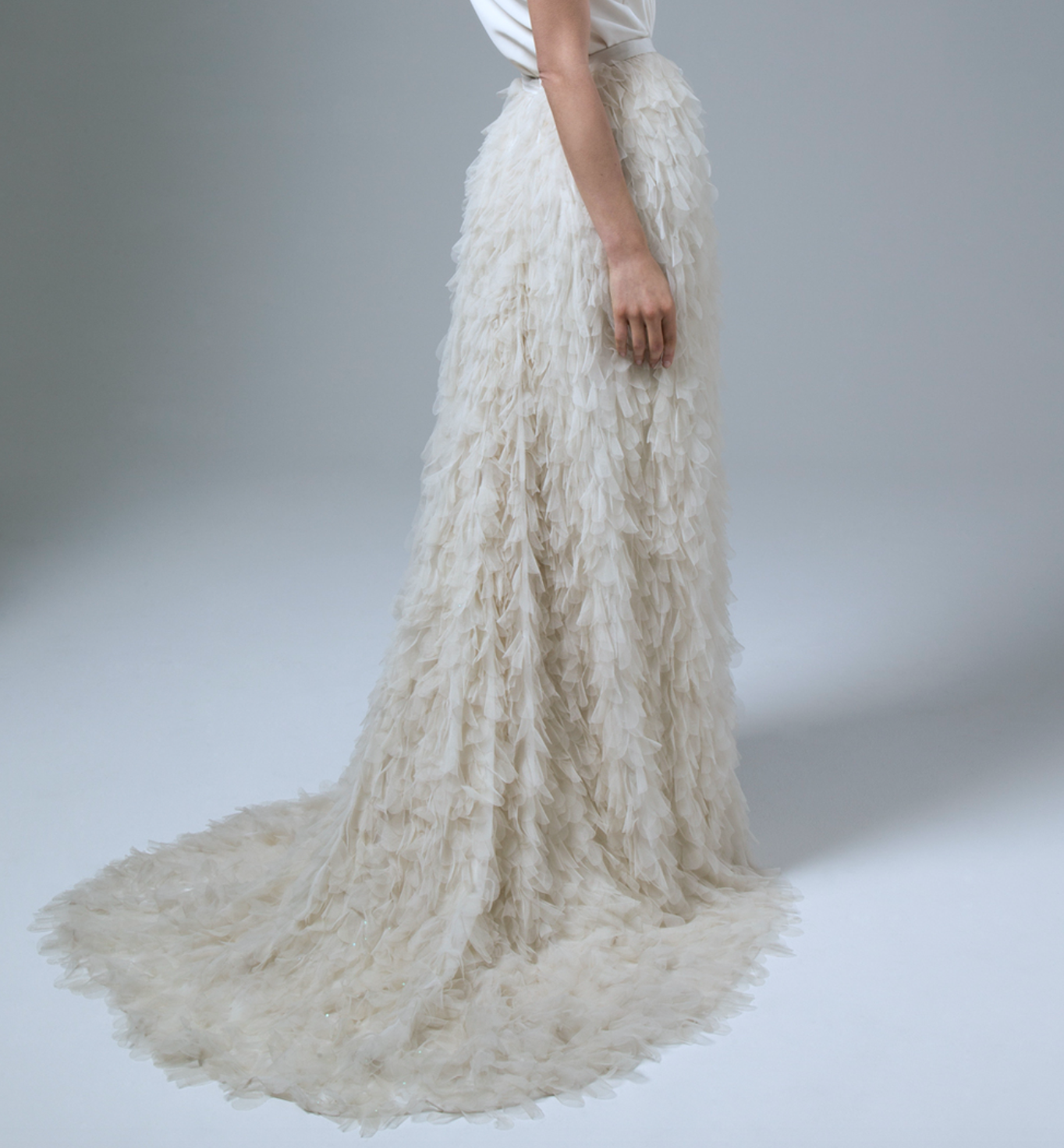 halfpenny feather skirt