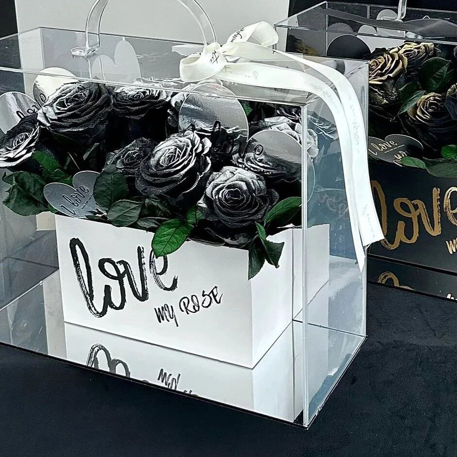 Thumbnail: Afternoon Garden Series Preserved Flower Tote Box
