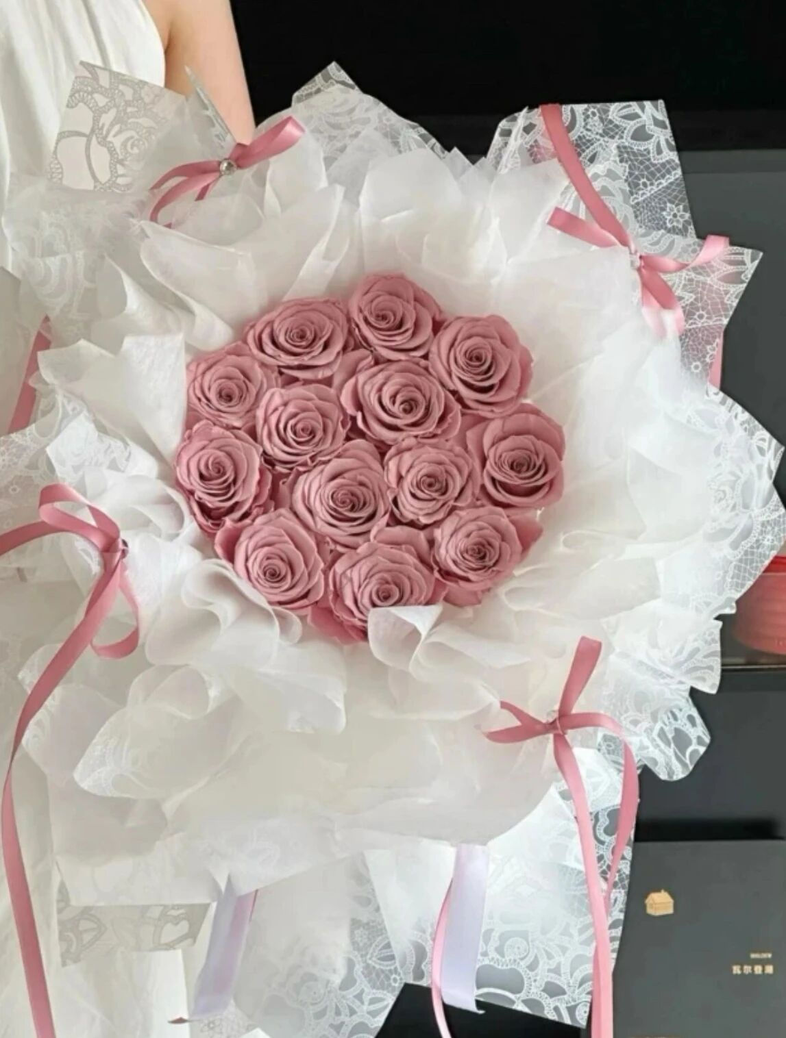 13 Stems Eternal Time Rose Bouquet