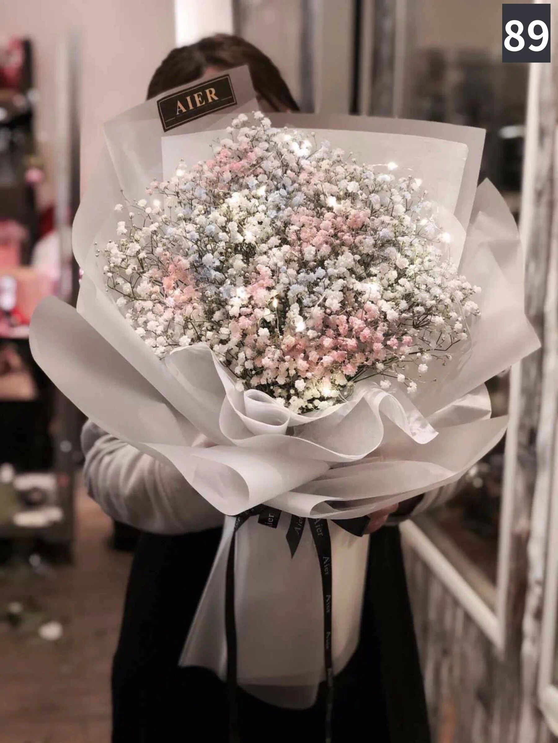 Rainbow Dream | Macaron Baby's Breath Bouquet