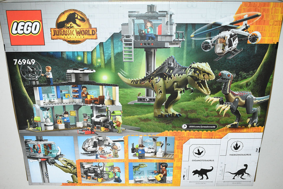 LEGO® Jurassic World 76949 Giganotosaurus and Therizinosaurus Attack
