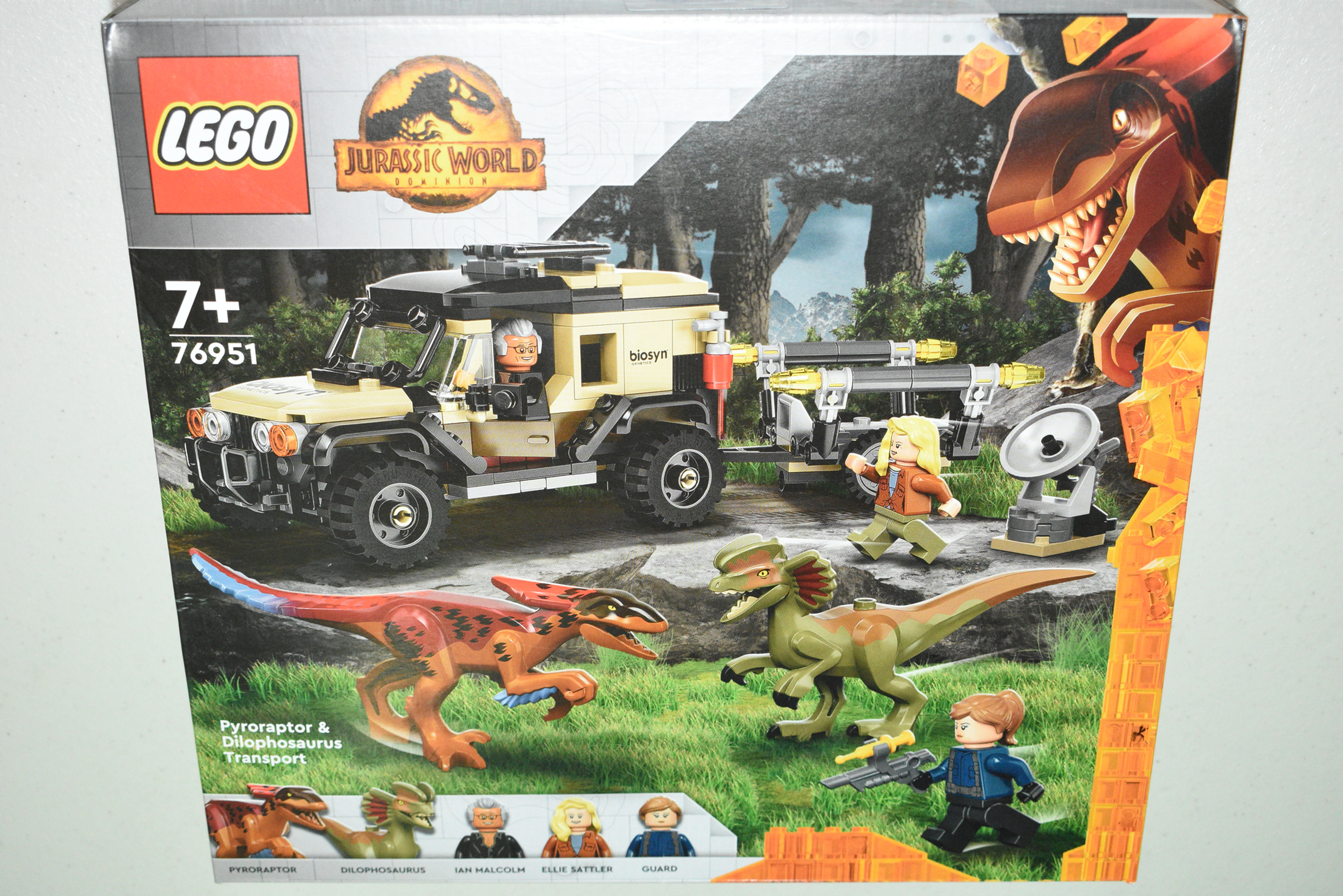 LEGO Jurassic World 76951 Pyroraptor & Dilophosaurus Transport